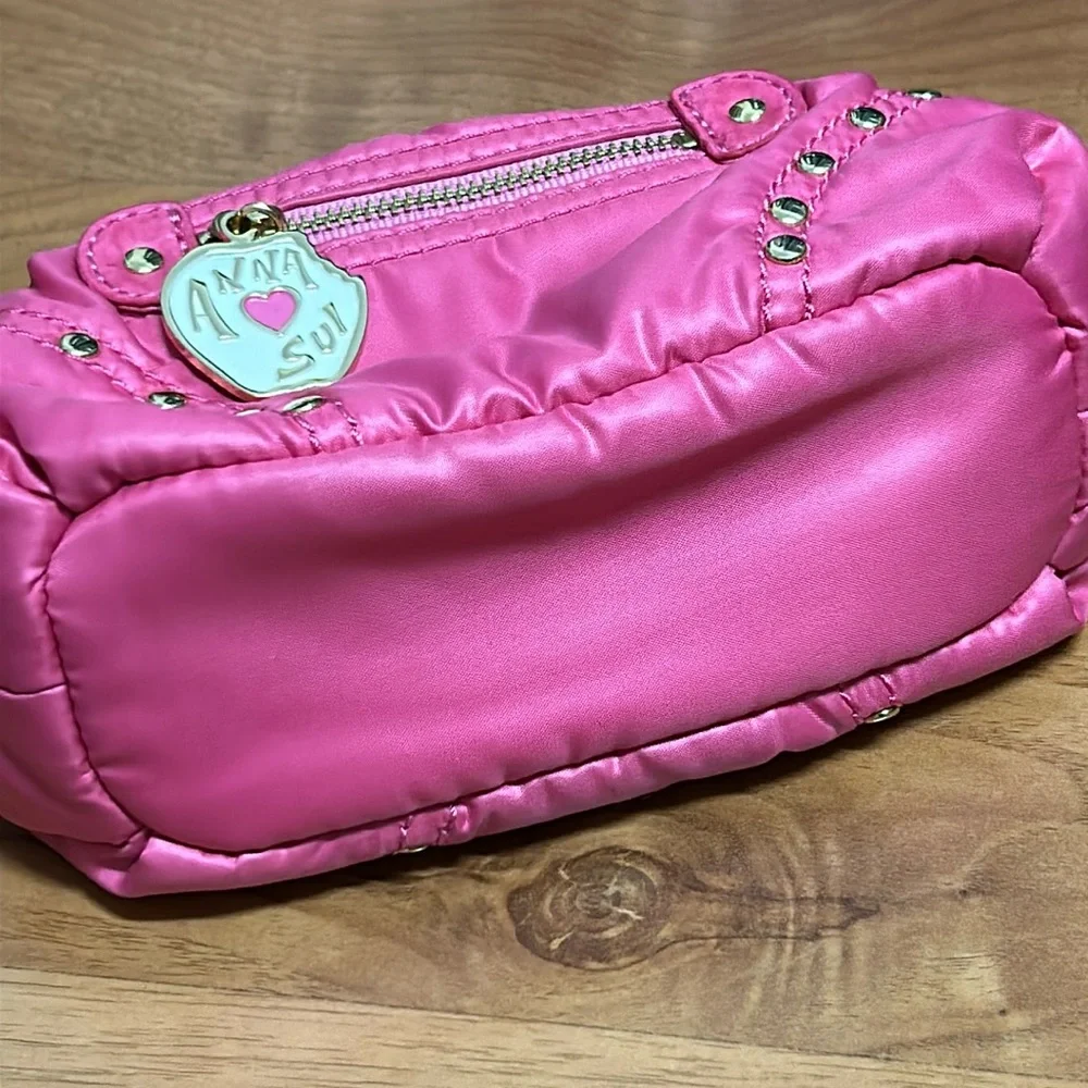 NWT Anna Sui Nylon Puff Pouch
